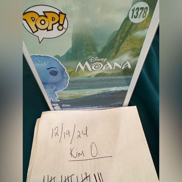 Disney Moana Entertainment Earth Exclusive Limited Edition Funko Pop! #1378 NIB - Picture 3 of 3
